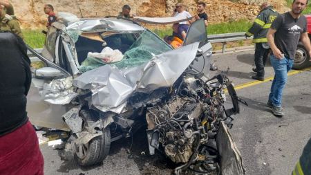 4 إصابات بينها خطيرة بحادث سير قرب عيلبون